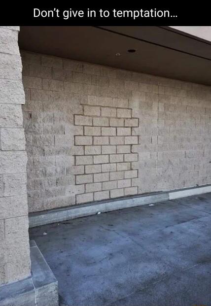 Dont give in to temptation