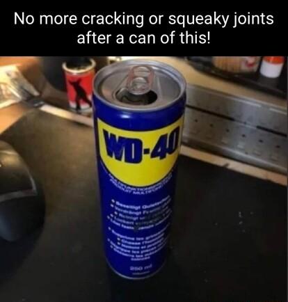 No more cracking or squeaky joints EHCETEL NI RGN