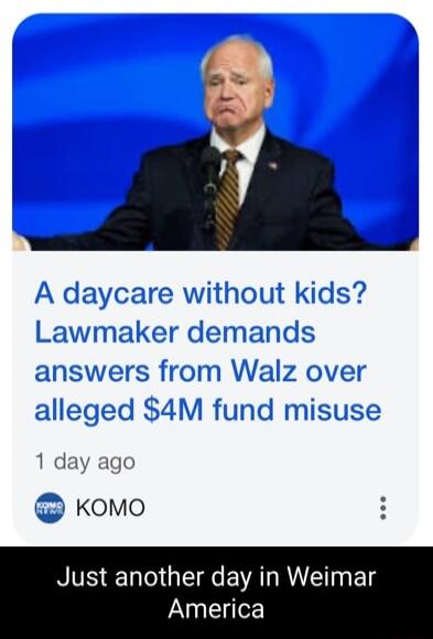 A daycare without kids? Lawmaker demands answers from Walz over alleged $4M fund misuse