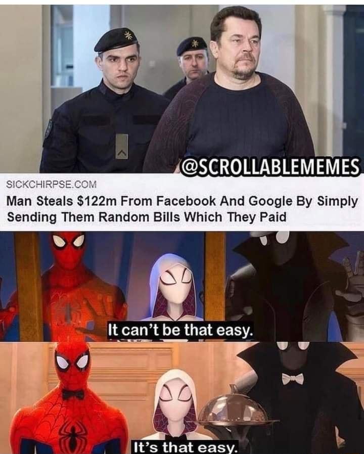 Man Steals 122m From Facebook And Google By Simply Sending Them Random Bills Which They Paid 1 Its that easy