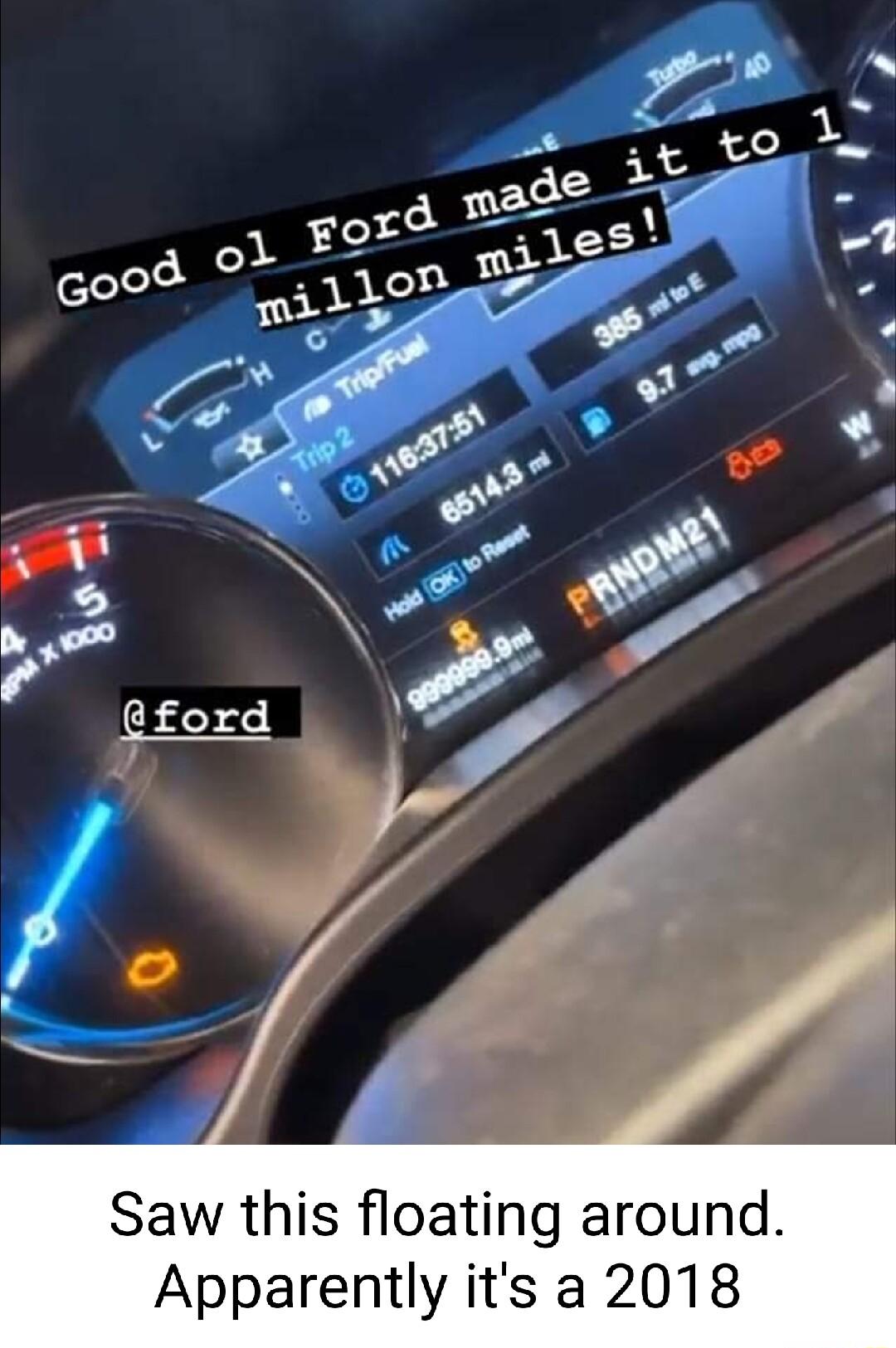 Saw this floating around Apparently its a 2018