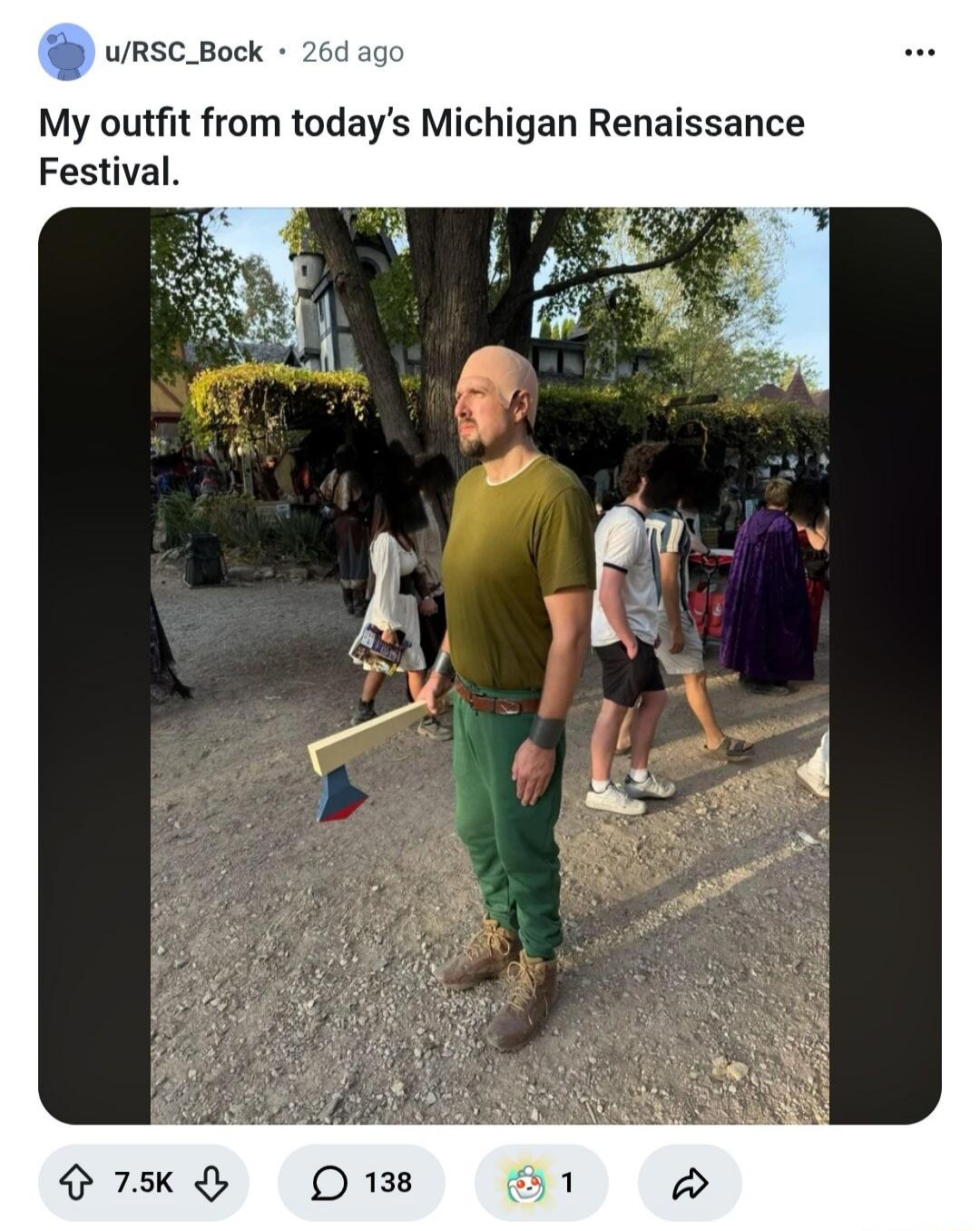 My outfit from today's Michigan Renaissance Festival.