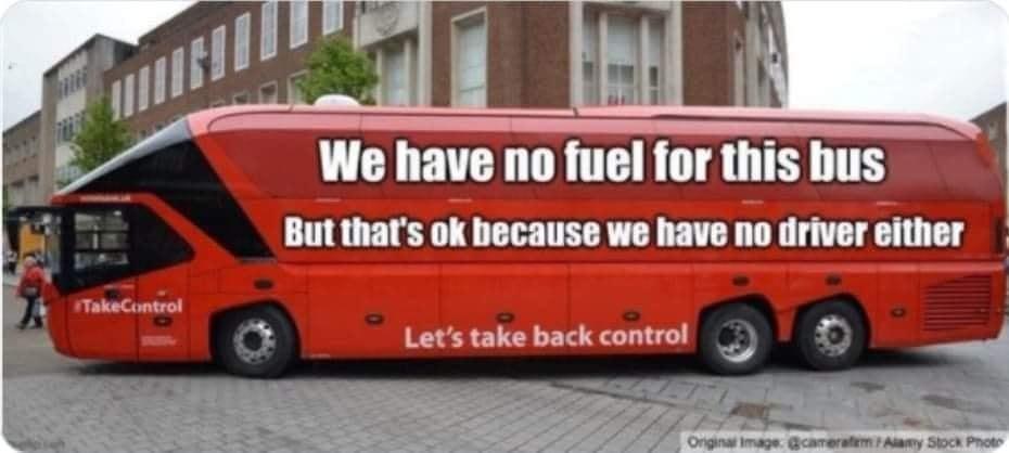 T We have no fuel for this bus s Illl thats ok because we have no driver lmIOI o o vy