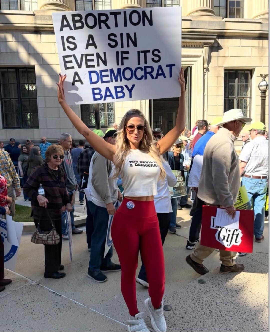 ABORTION IS A SIN EVEN IF ITS A DEMOCRAT BABY. THE DEVIL IS A DEMOCRAT. PRAY END ABORTION. LIFE IS A GIFT.