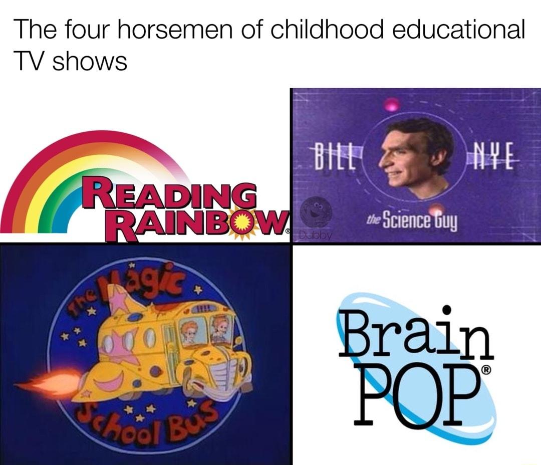 The four horsemen of childhood educational TV shows