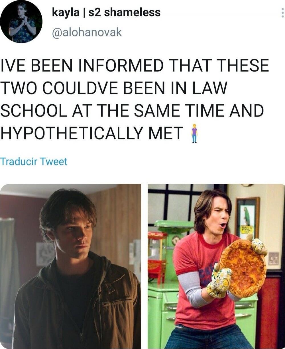 IVE BEEN INFORMED THAT THESE TWO COULDVE BEEN IN LAW SCHOOL AT THE SAME TIME AND HYPOTHETICALLY MET