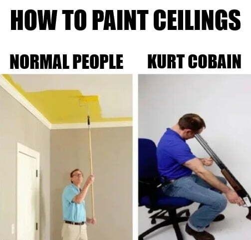 HOW TO PRINT CEILINGS NORMALPEOPLE KURT COBAIN