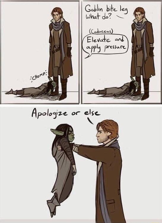 Goblin bife Dt Apologize o csg