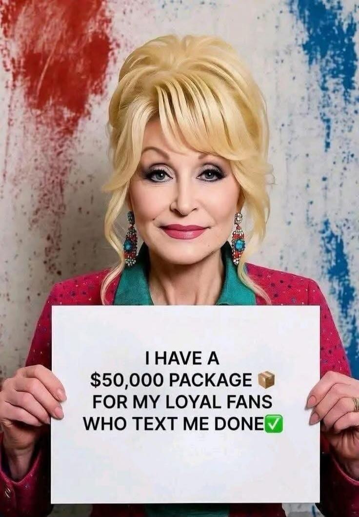 I HAVE A $50,000 PACKAGE FOR MY LOYAL FANS WHO TEXT ME DONE