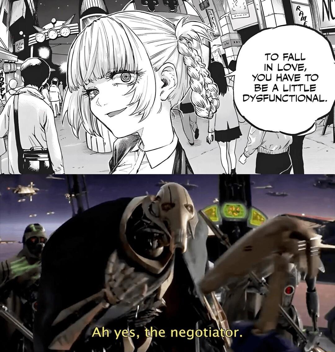 TO FALL IN LOVE YOU HAVE TO BE A LITTLE DYSFUNCTIONAL Ah yel rihe negotiator F P