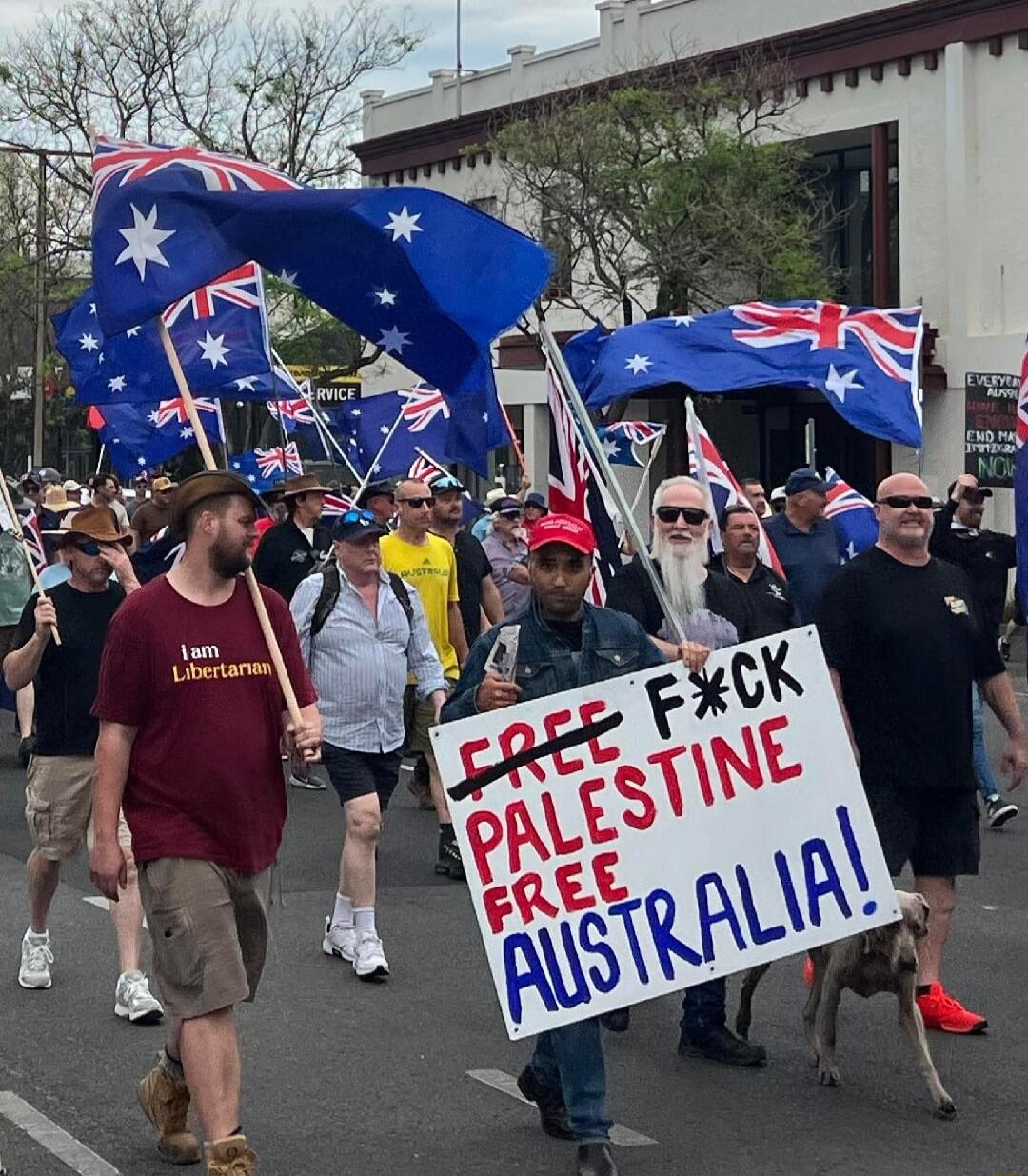 FREE F*CK PALESTINE FREE AUSTRALIA! I am Libertarian