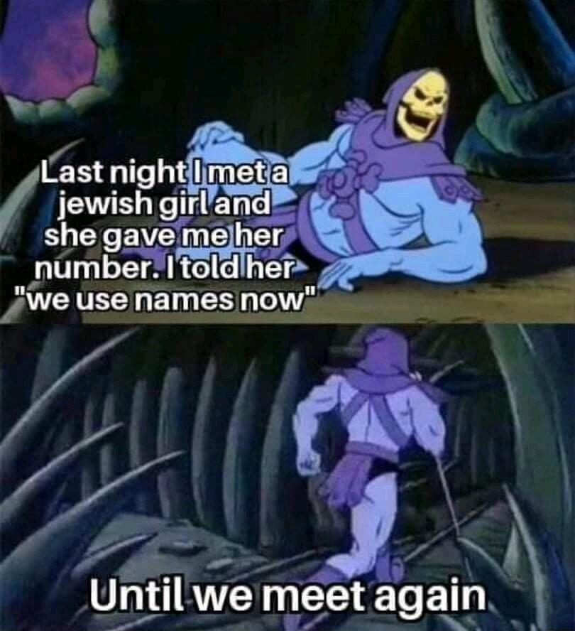 7 Last nightimetiale jewish girland she gave mejher mmeel toldiher 4We use names now Unti AL