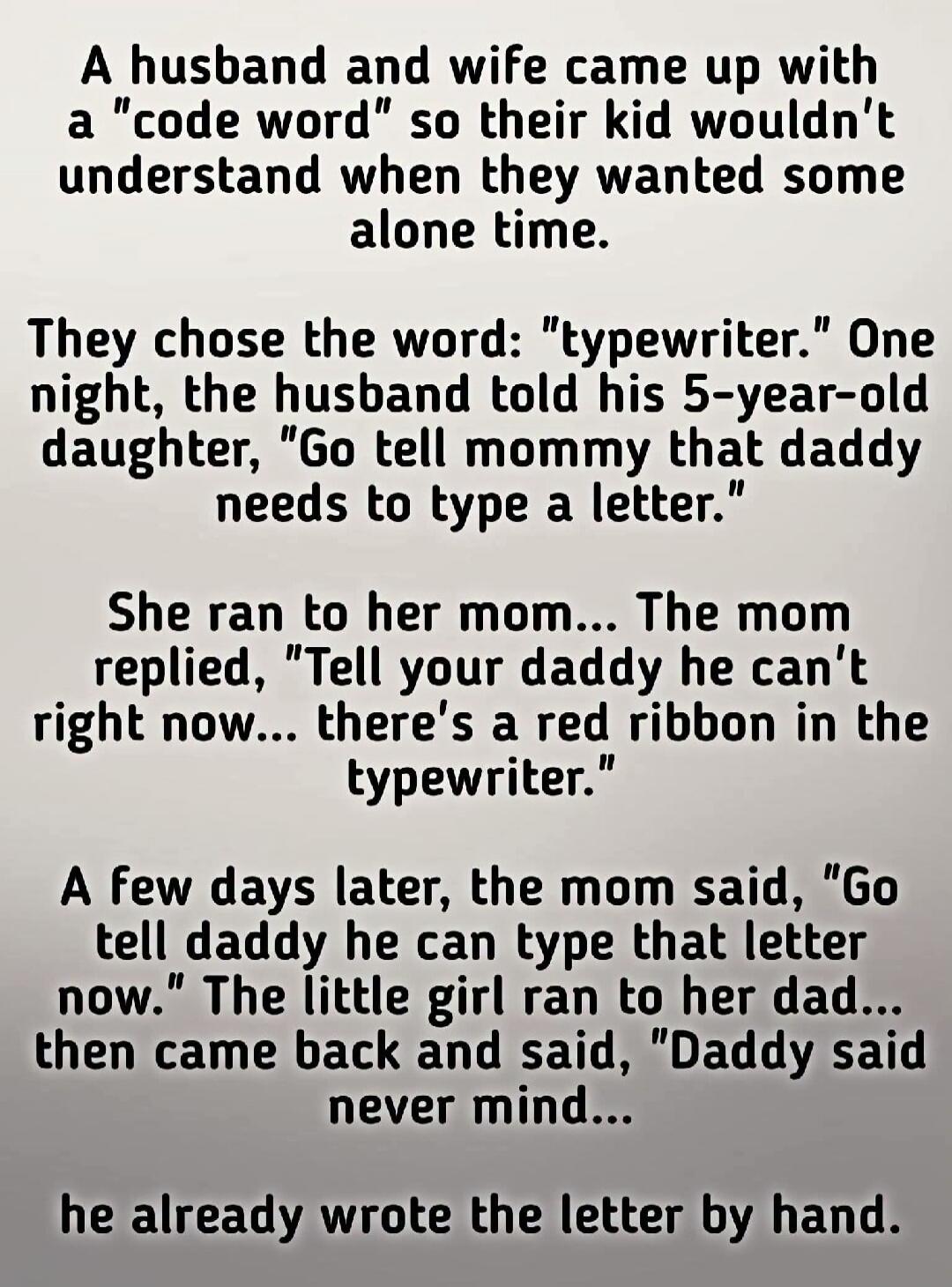 A husband and wife came up with a 