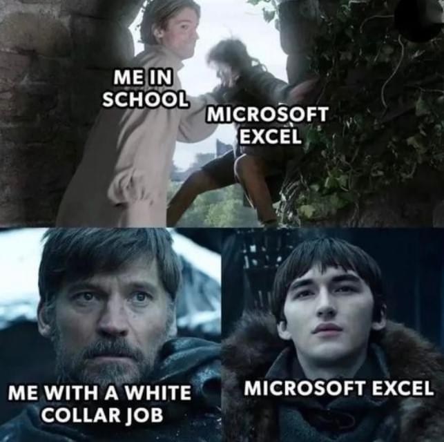 ME WITH AMmrs g MICROSOFT EXCEL COLLAR JOB