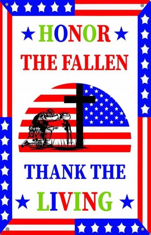 HONOR THE FALLEN THANK THE LIVING