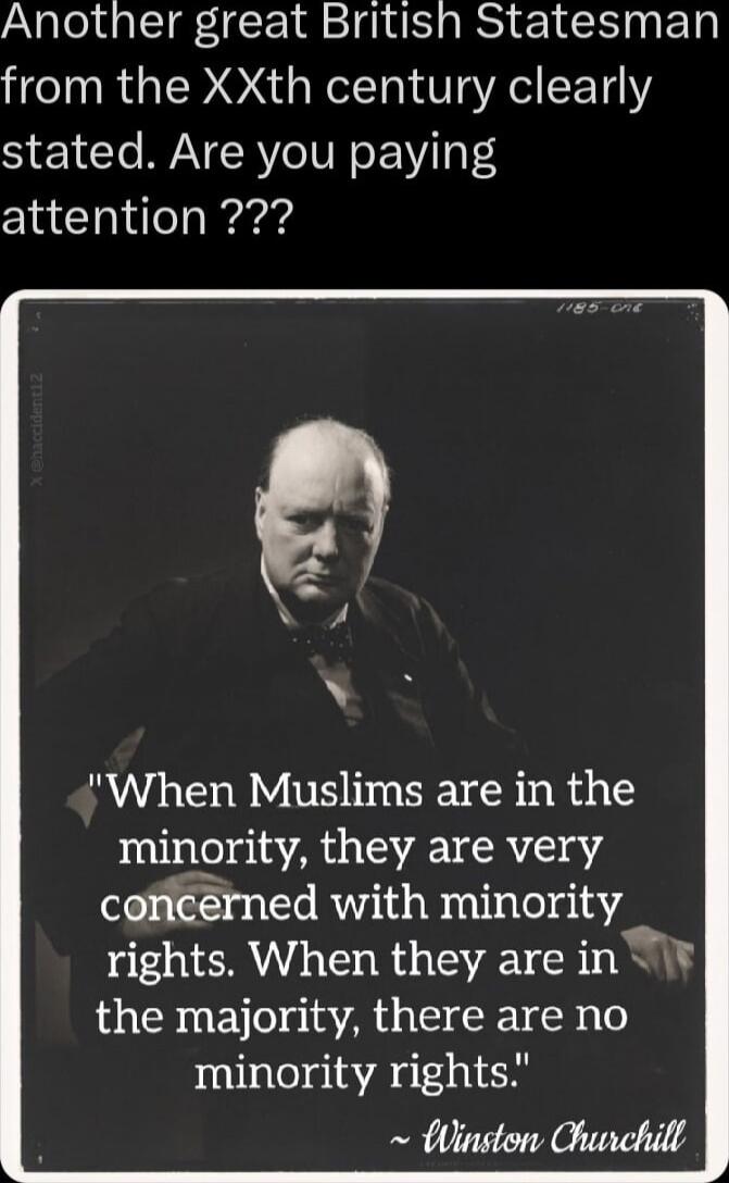 Another great British Statesman from the XXth century clearly stated. Are you paying attention ??? 