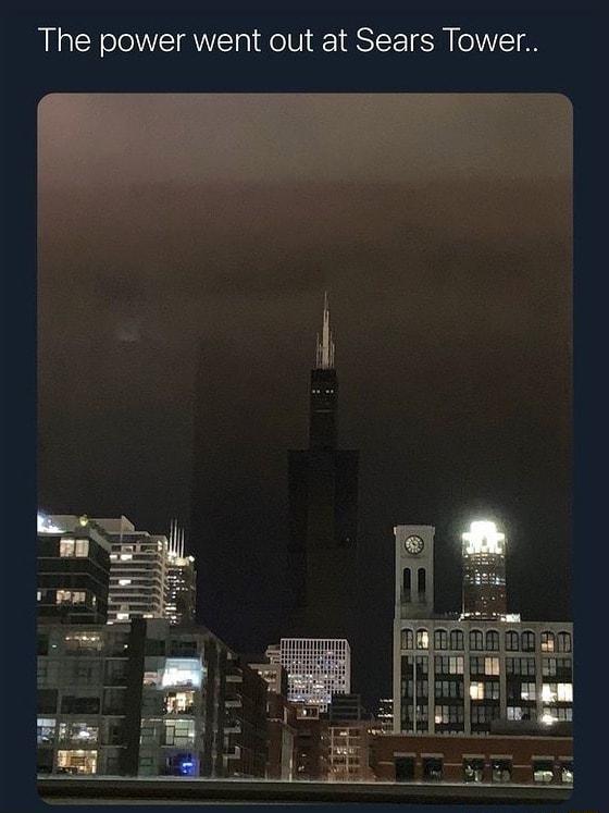 The power went out at Sears Tower