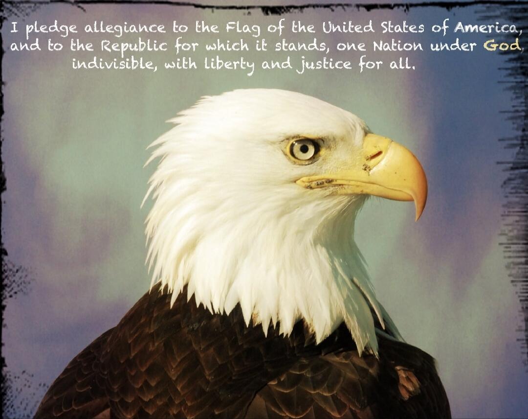 I pledge allegiance to the Flag of the United States of America, and to the Republic for which it stands, one Nation under God, indivisible, with Liberty and justice for all.