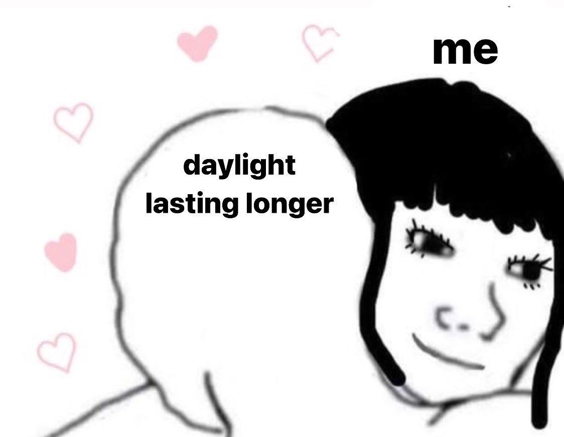me daylight lasting longer