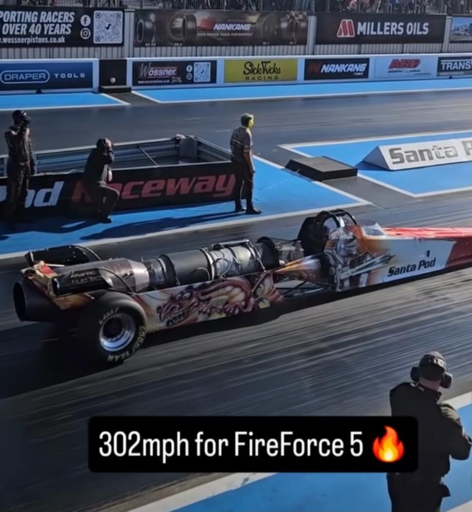 302mph for FireForce 5 🔥
