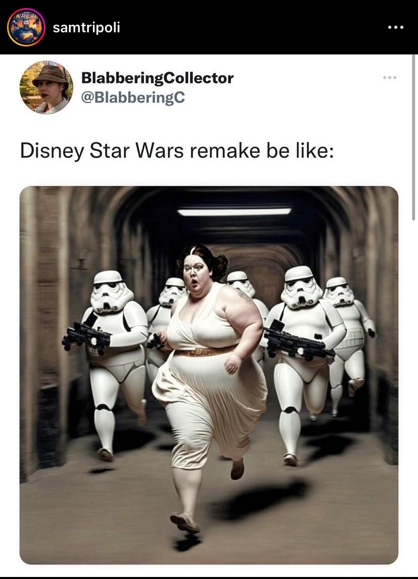24 samtripoli BlabberingCollector BlabberingC Disney Star Wars remake be like