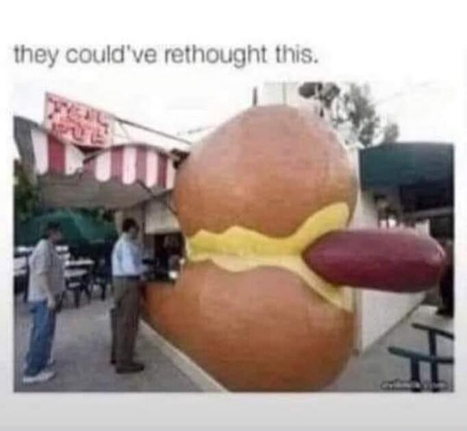 they could've rethought this.