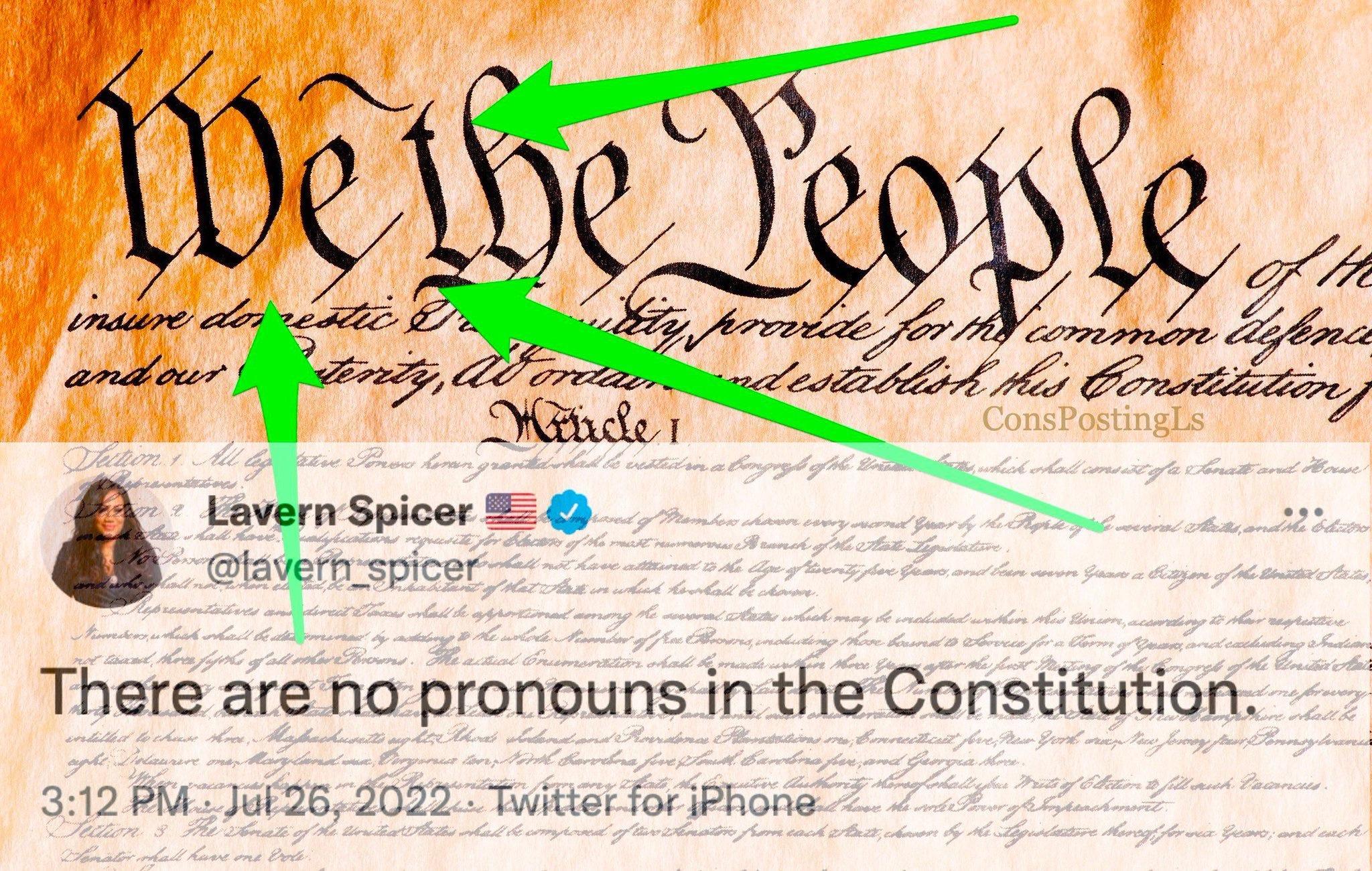 There are na pronouns in the Constitution 312 PM Ji 26 2022 Twitter for IPRore