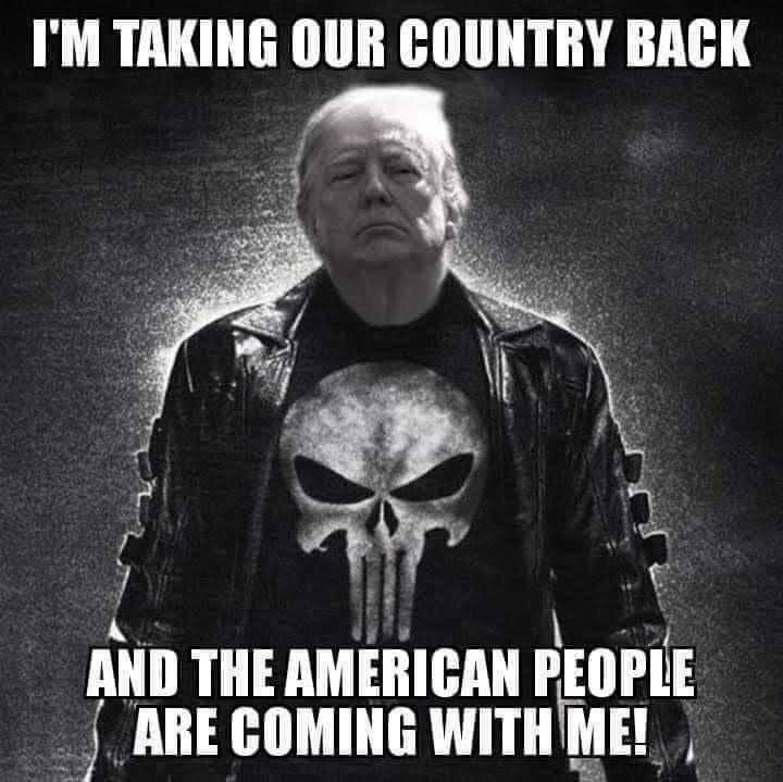 IM TAKING OUR COUNTRY BACK 7 i E AND THE AMERICAN PEOPLE ARECOMING WITHME