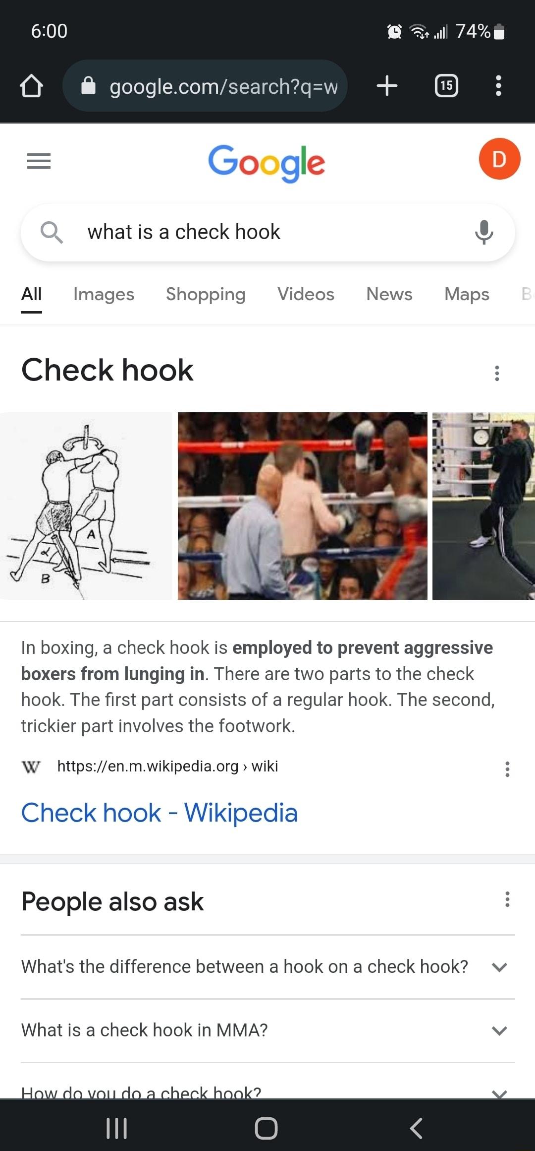 googlecom Goodl what is a check hook Al Images Shopping Videos News Maps Check hook In boxing a check hook is employed to prevent aggressive boxers from lunging in There are two parts to the check hook The first part consists of a regular hook The second trickier part involves the footwork W httpsenm wikipediaorg wiki Check hook Wikipedia People also ask Whats the difference between a hook on a ch