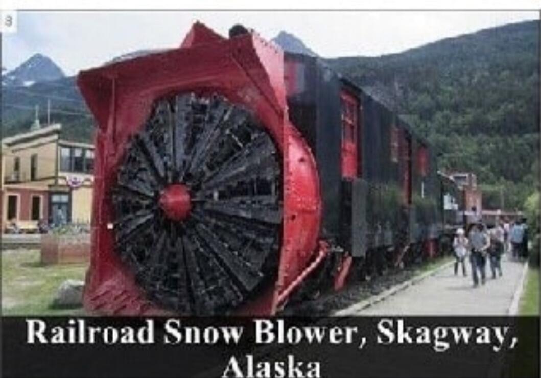 Railroad Snow Blower, Skagway, Alaska