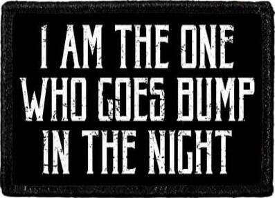 I AM THE ONE WHO GOES BUMP IN THE NIGHT