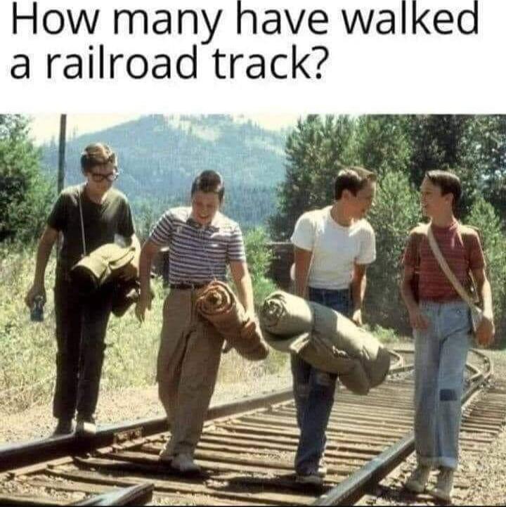 How many a railroad track