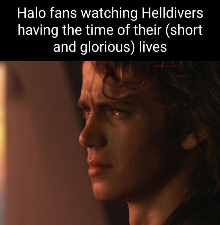 Halo fans watching Helldivers having the time of their short and glorious lives 5 L