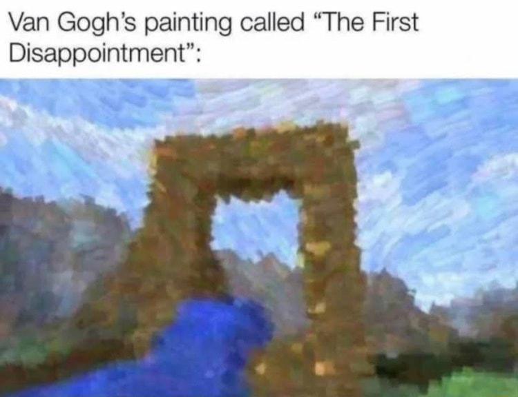 Van Goghs painting called The First Disappointmer