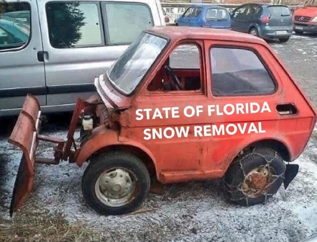 STATE OF FLORIDA SNOW REMOVAL
