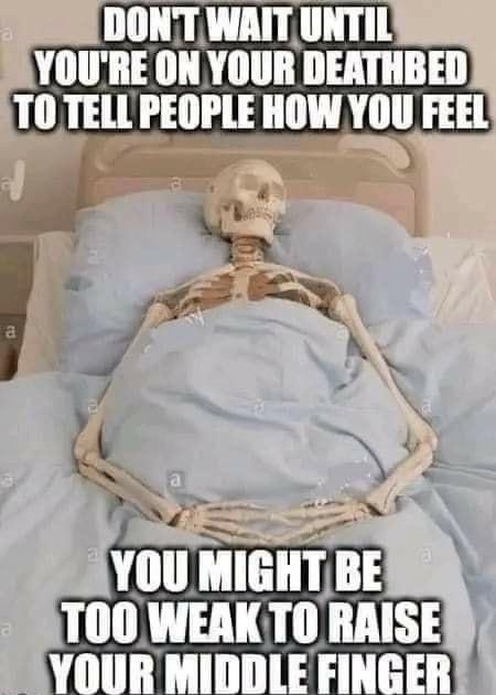 TO TELL PEOPLE HOW YOU FEEL