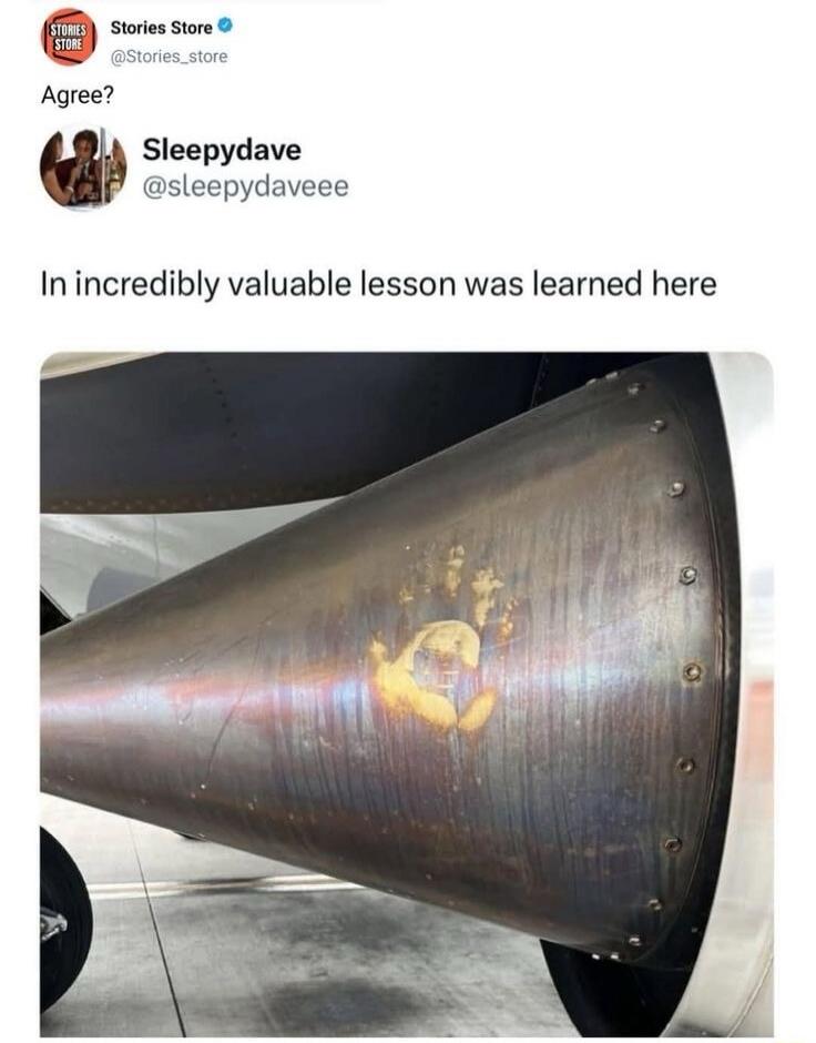 Agree? Sleepydave @sleepydaveee In incredibly valuable lesson was learned here