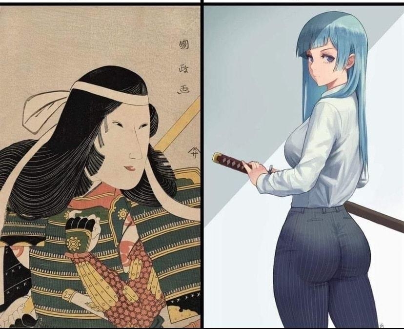 Japanese swordswomen Japanese swordswomen drawings in the 1700s drawings in 2021