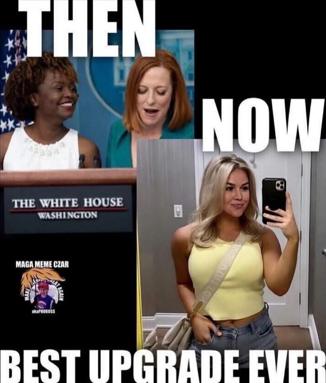 THEN NOW BEST UPGRADE EVER