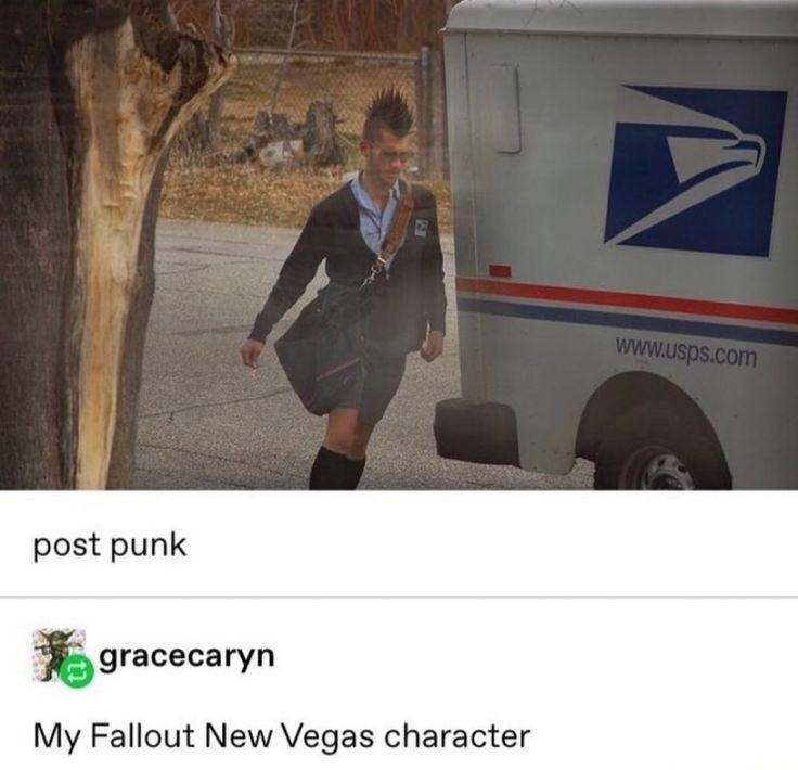 post punk t gracecaryn My Fallout New Vegas character
