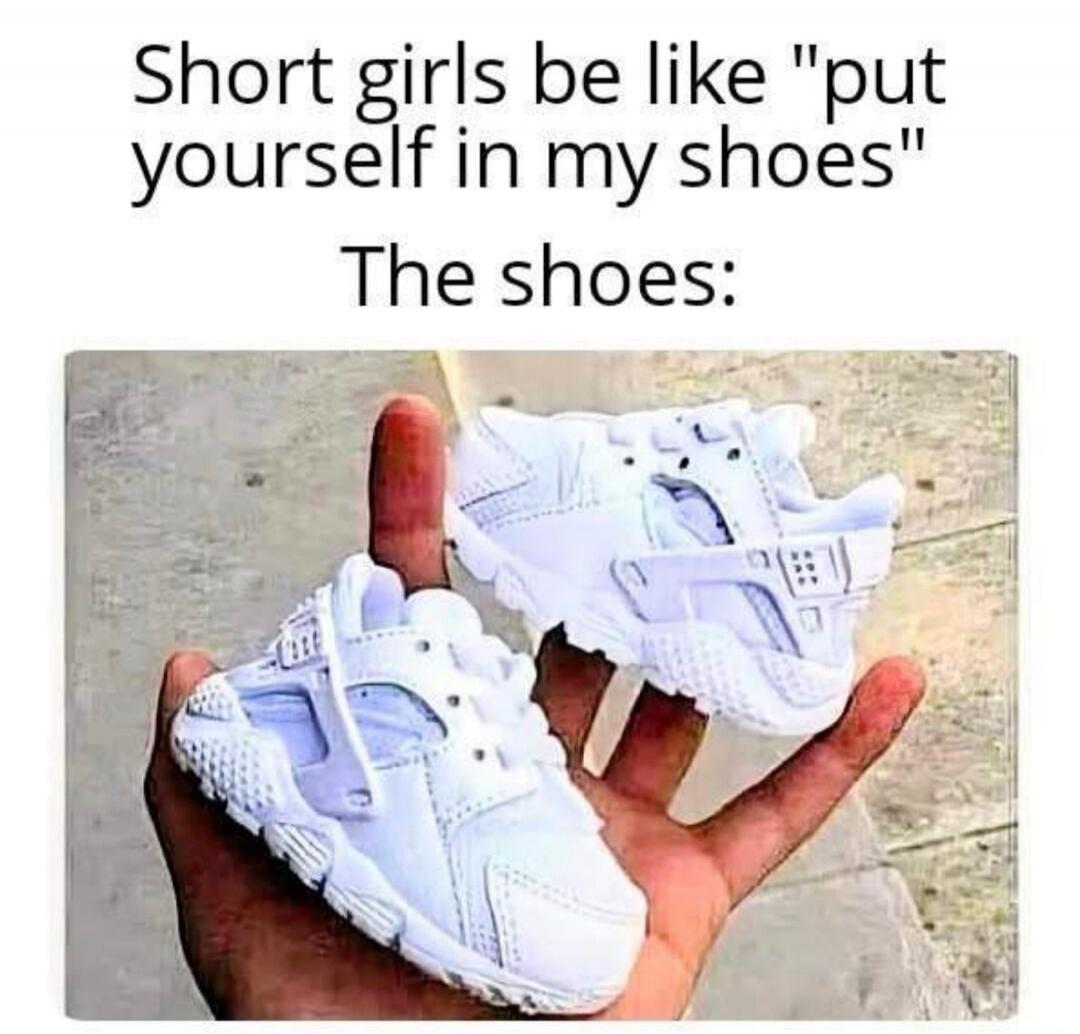 Short girls be like 