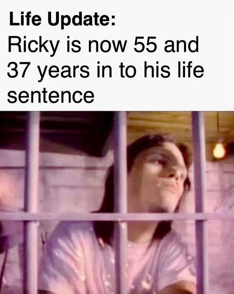 Life Update: Ricky is now 55 and 37 years in to his life sentence