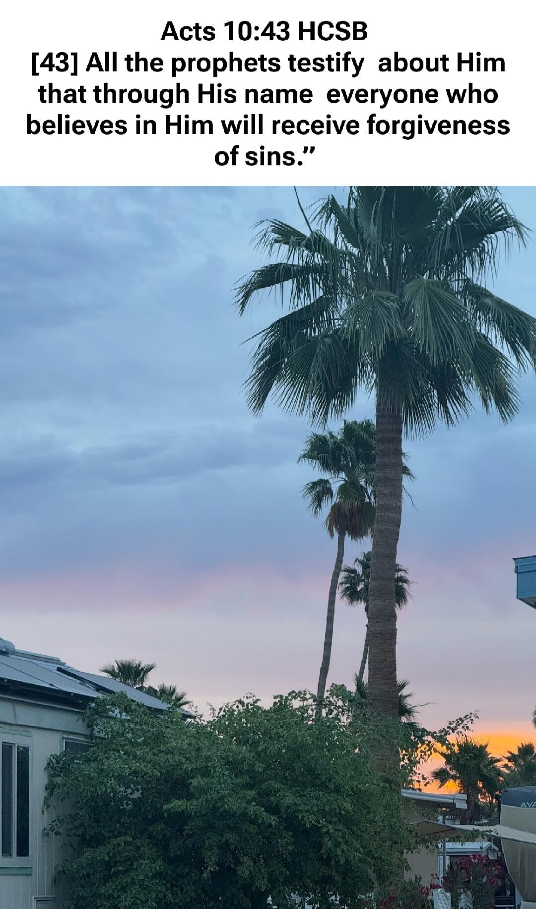 Acts 10:43 HCSB [43] All the prophets testify about Him that through His name everyone who believes in Him will receive forgiveness of sins.