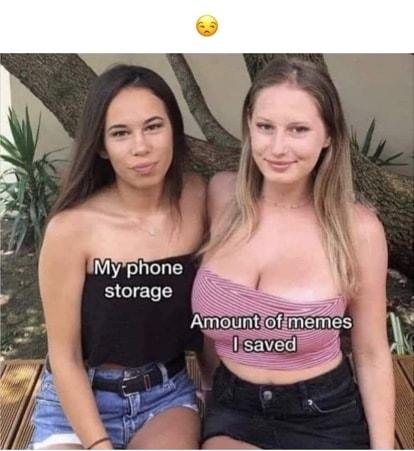 IMyphone storage Amounticfimemes