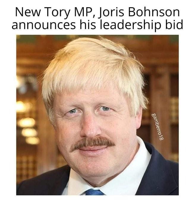 New Tory MP Joris Bohnson announces his leadership bid