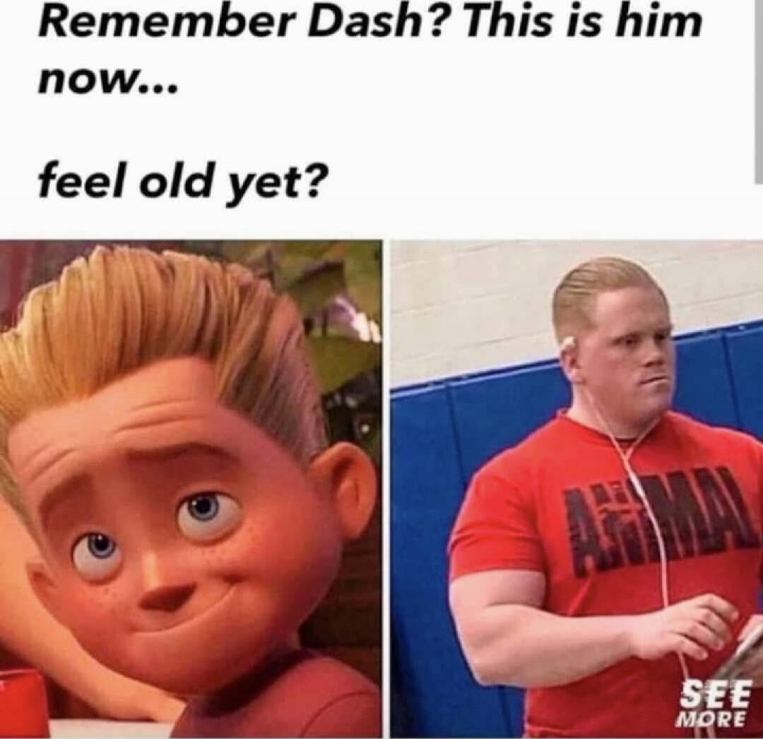 Remember Dash? This is him now... feel old yet?