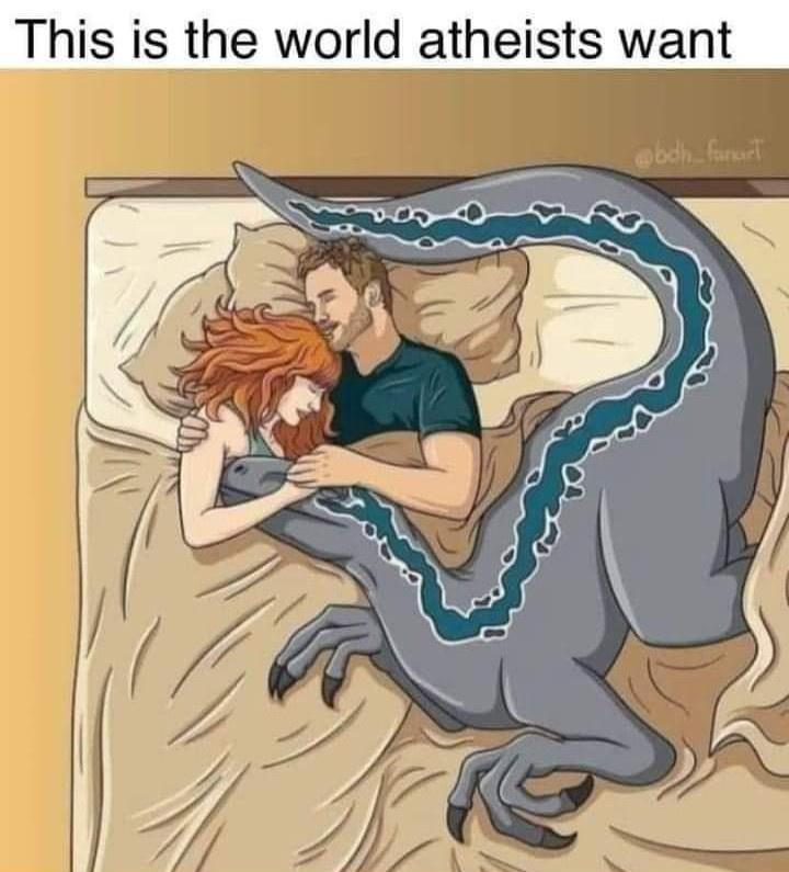 This is the world atheists want