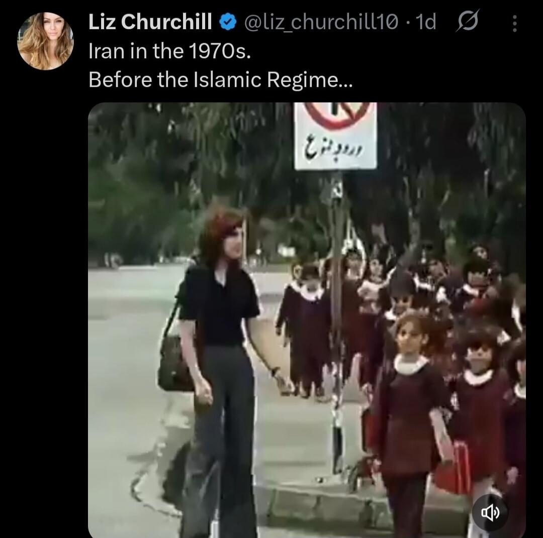Liz Churchill @liz_churchill10 · 1d
Iran in the 1970s.
Before the Islamic Regime…