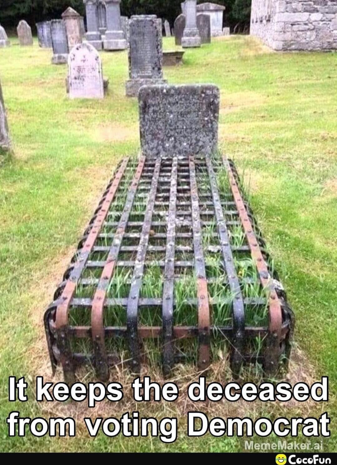 It keeps the deceased from voting Democrat