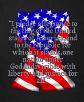 I pledge allegiance to the flag of the United States of America, and to the republic for which it stands, one nation under God, indivisible, with liberty and justice for all.